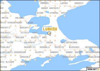 map of Lubkow