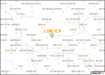 map of Lublica