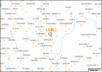 map of Lubli