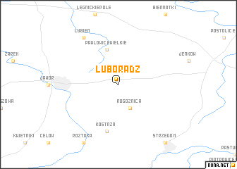 map of Luboradz