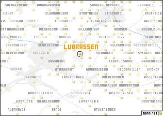map of Lübrassen