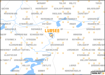 map of Lübsee