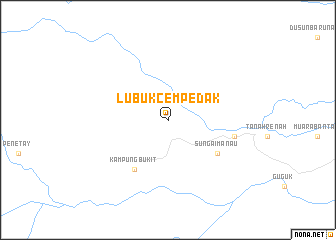 map of Lubukcempedak