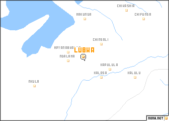map of Lubwa