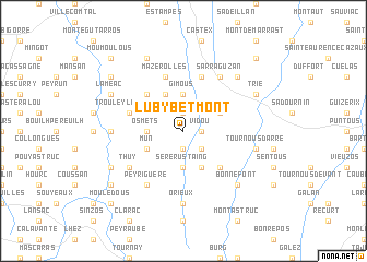 map of Luby-Betmont