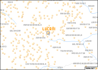 map of Lučani