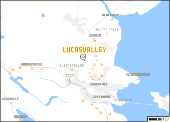 map of Lucas Valley