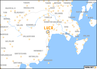 map of Luca