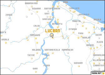map of Lucban