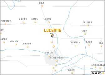 map of Lucerne