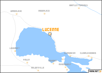 map of Lucerne