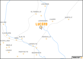 map of Lucero