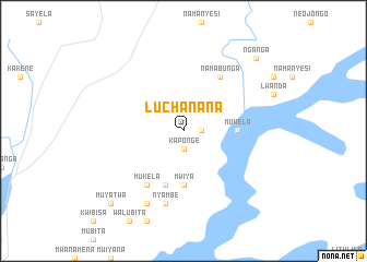 map of Luchanana