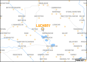 map of Luchany