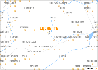 map of Luchente