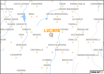 map of Luciana