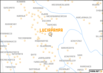 map of Lucía Pampa