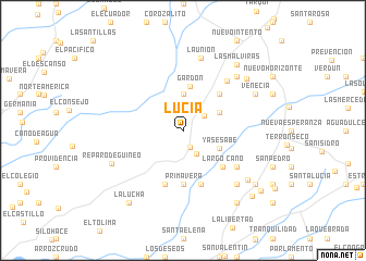 map of Lucía