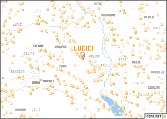 map of Lucići