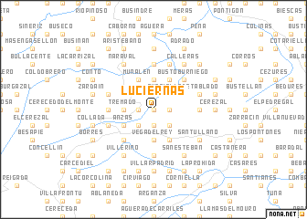 map of Luciernas