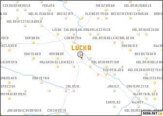 map of Łucka