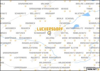 map of Lückersdorf