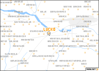 map of Lučko