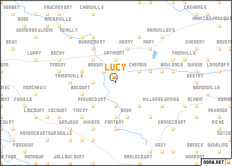 map of Lucy