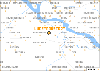 map of Łuczynów Stary