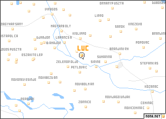 map of Luč