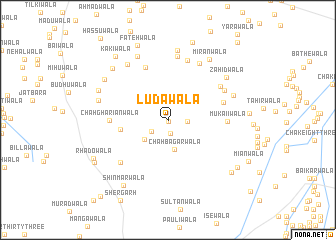 map of Ludāwāla
