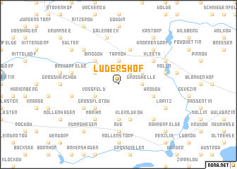 map of Lüdershof