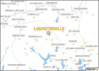 map of Ludingtonville