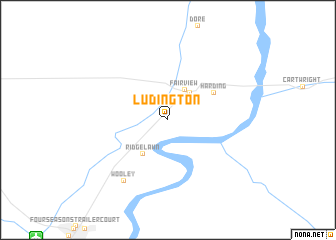 map of Ludington