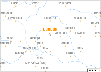 map of Ludlow