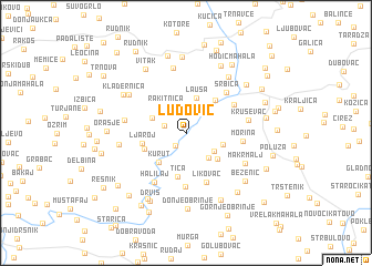 map of Ludović