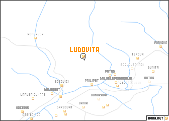map of Ludovita