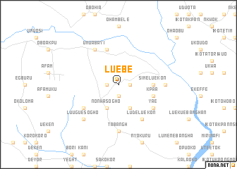 map of Luebe