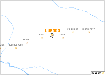 map of Luenda