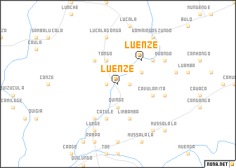 map of Luenze