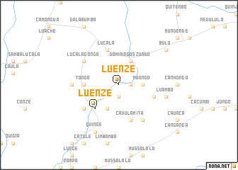 map of Luenze