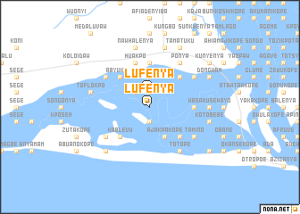 map of Lufenya