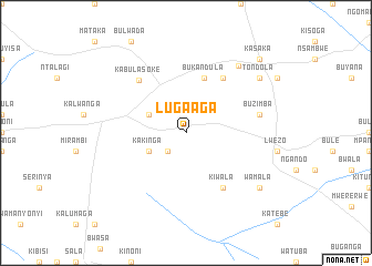 map of Lugaaga