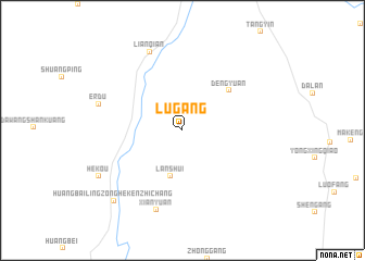 map of Lugang