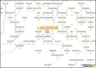 map of Luggarewa