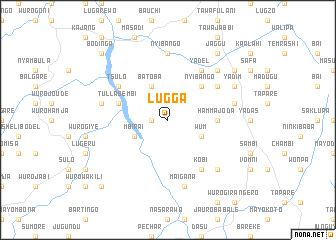 map of Lugga