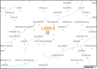 map of Lugolo