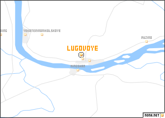 map of Lugovoye