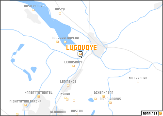 map of Lugovoye