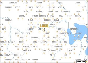 map of Lugo